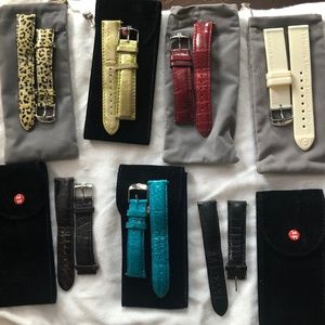 Michele 18 mm Watch Bands